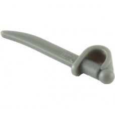 Part 2530 Dark Bluish Gray Minifig, Weapon Sword, Cutlass